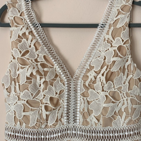 Romeo and Juliet white lace sleeveless dress medium - Picture 3 of 9